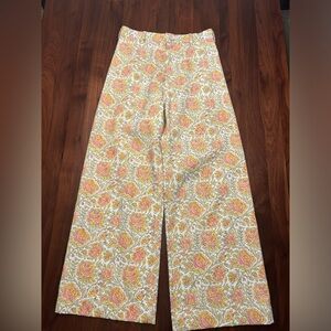 SZ Blockprints X J.Crew hand-block-printed disco pant
